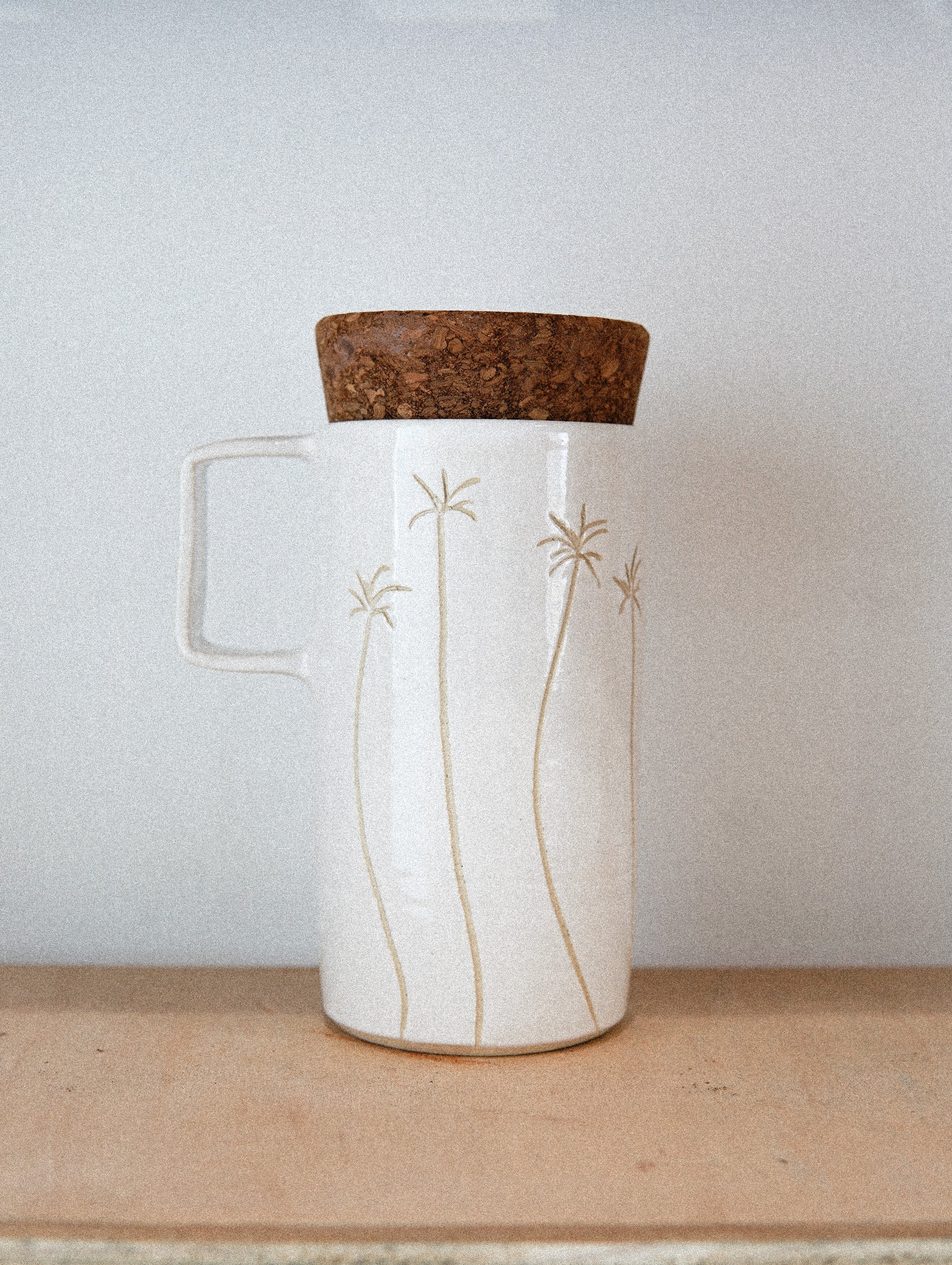 White Palm Travel Mug