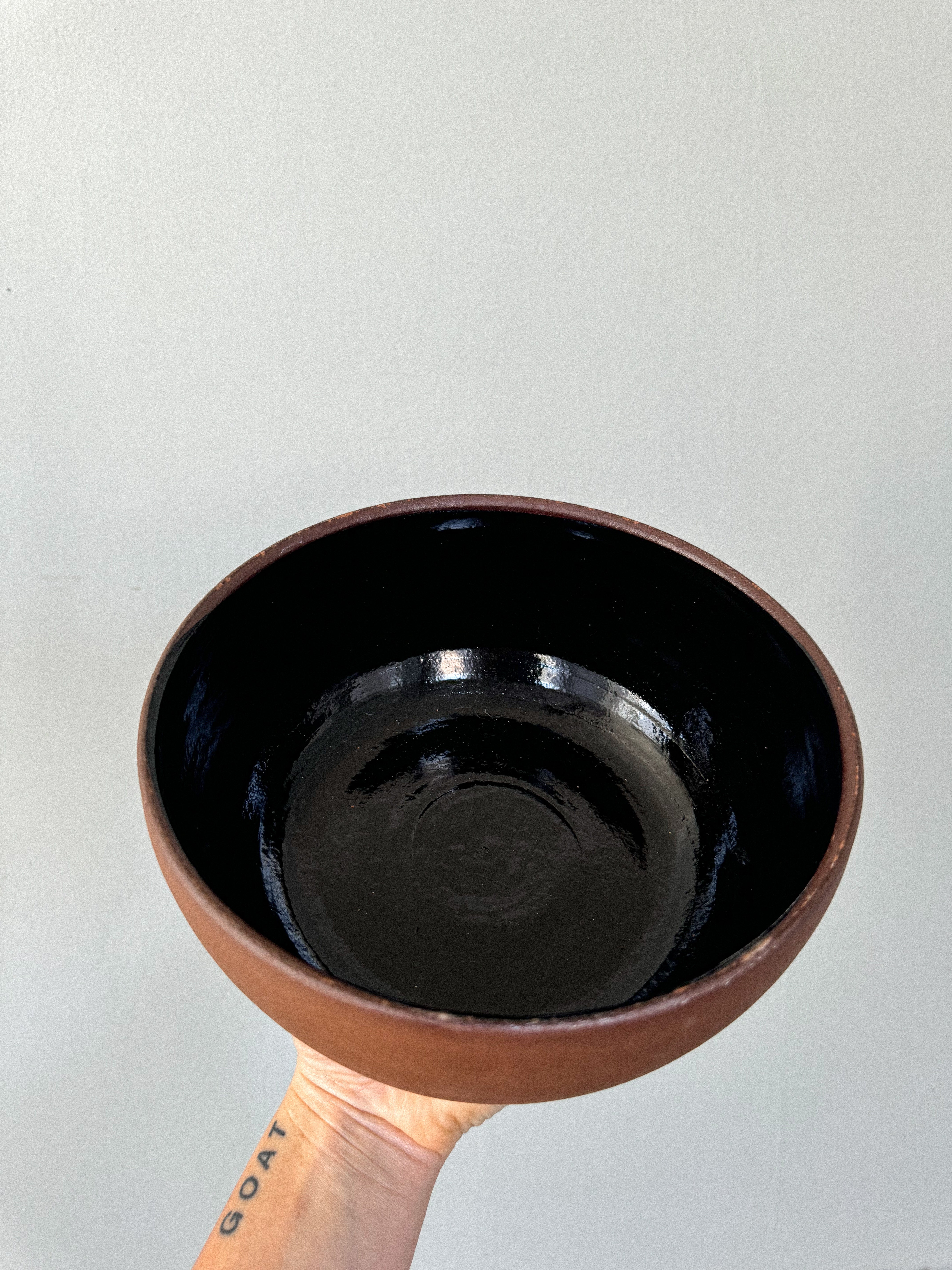 Black Oversized Everyday Bowl | Seconds Sale