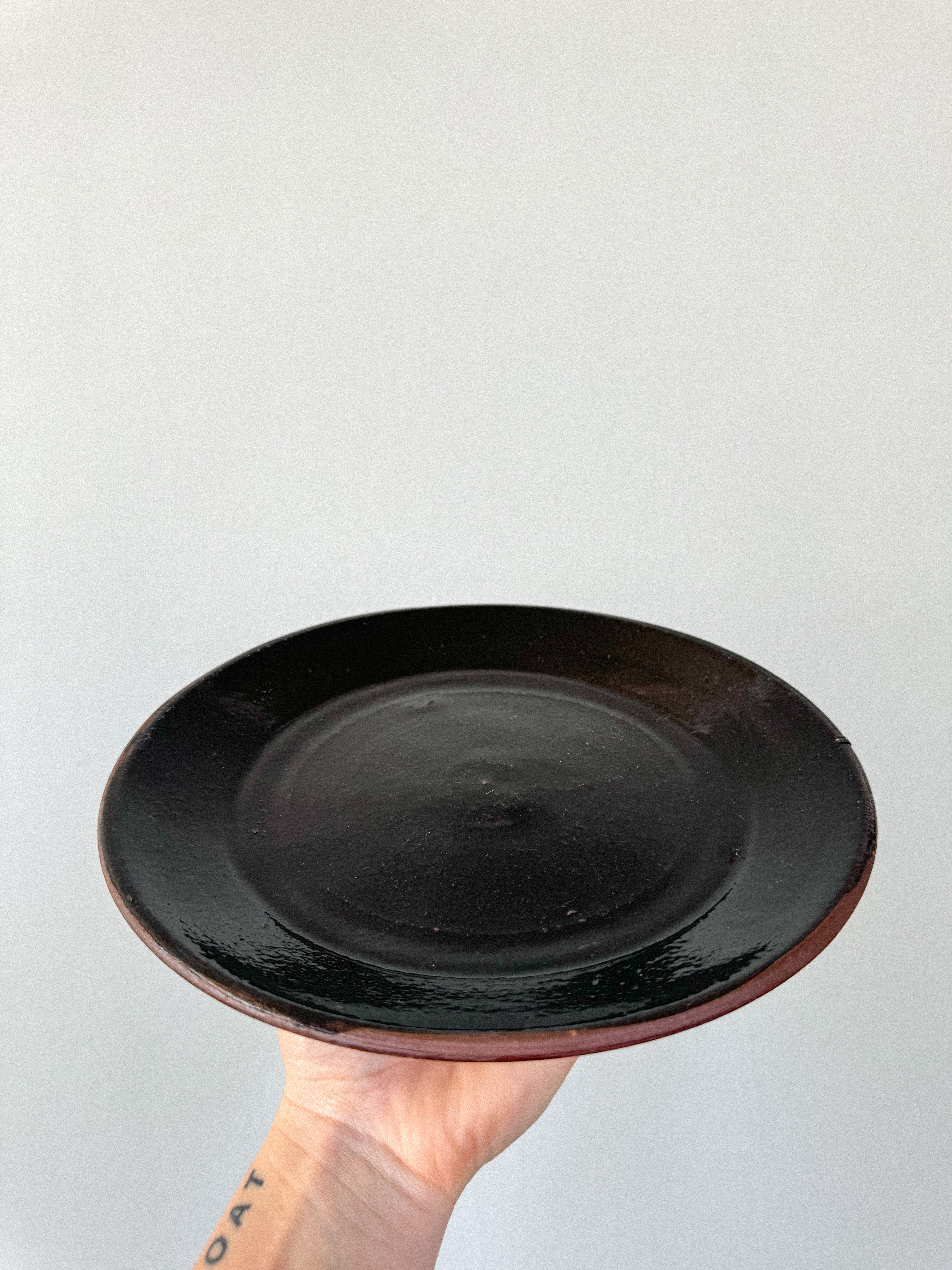 Black Salad Plate | Seconds Sale