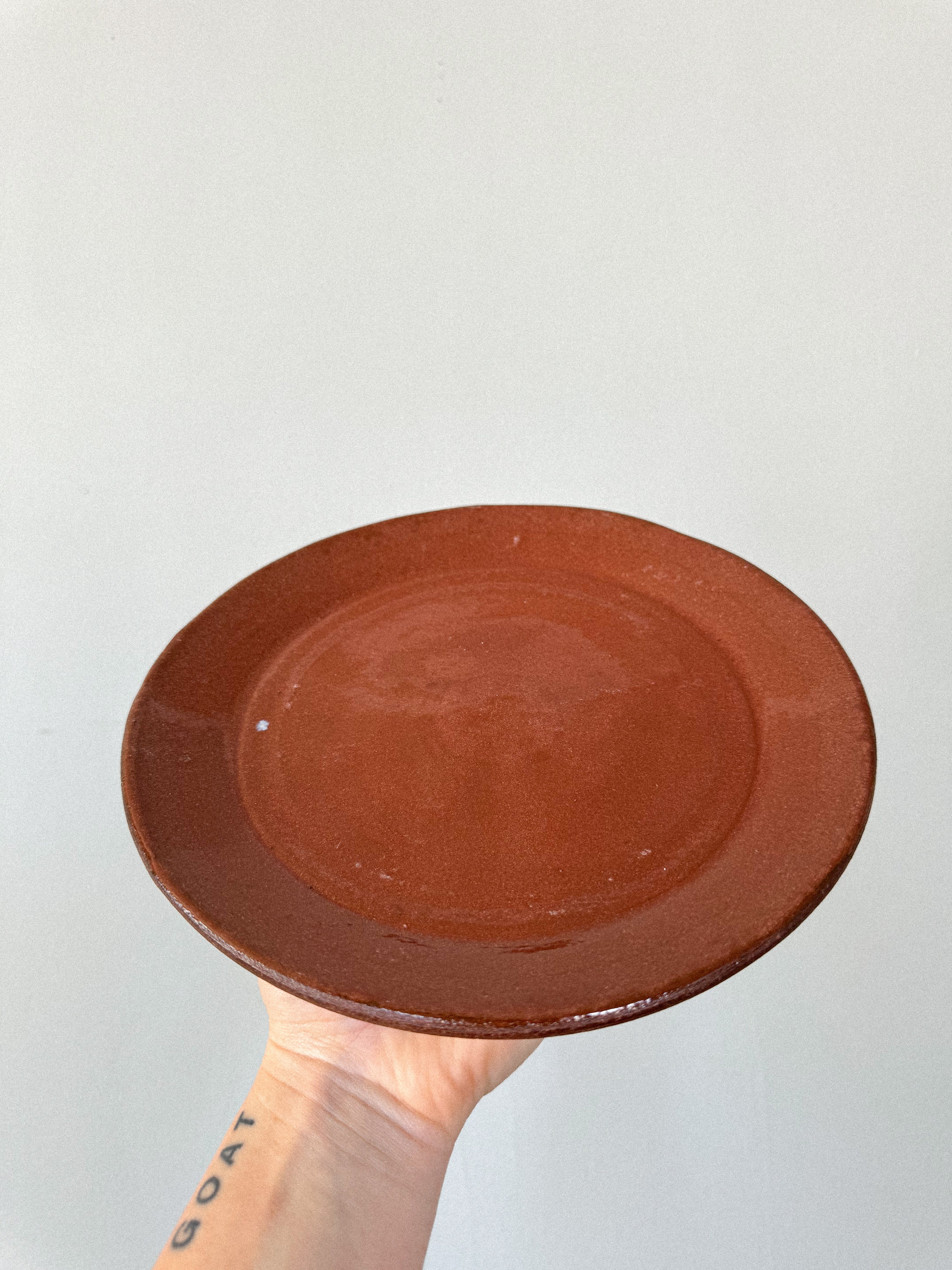 Brown Salad Plate | Seconds Sale