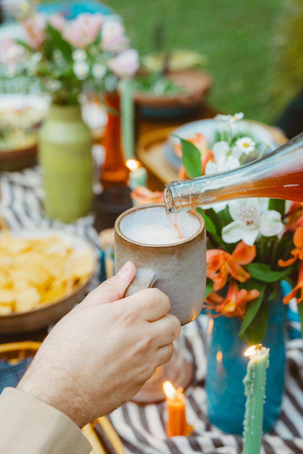 Concrete French Press Mug