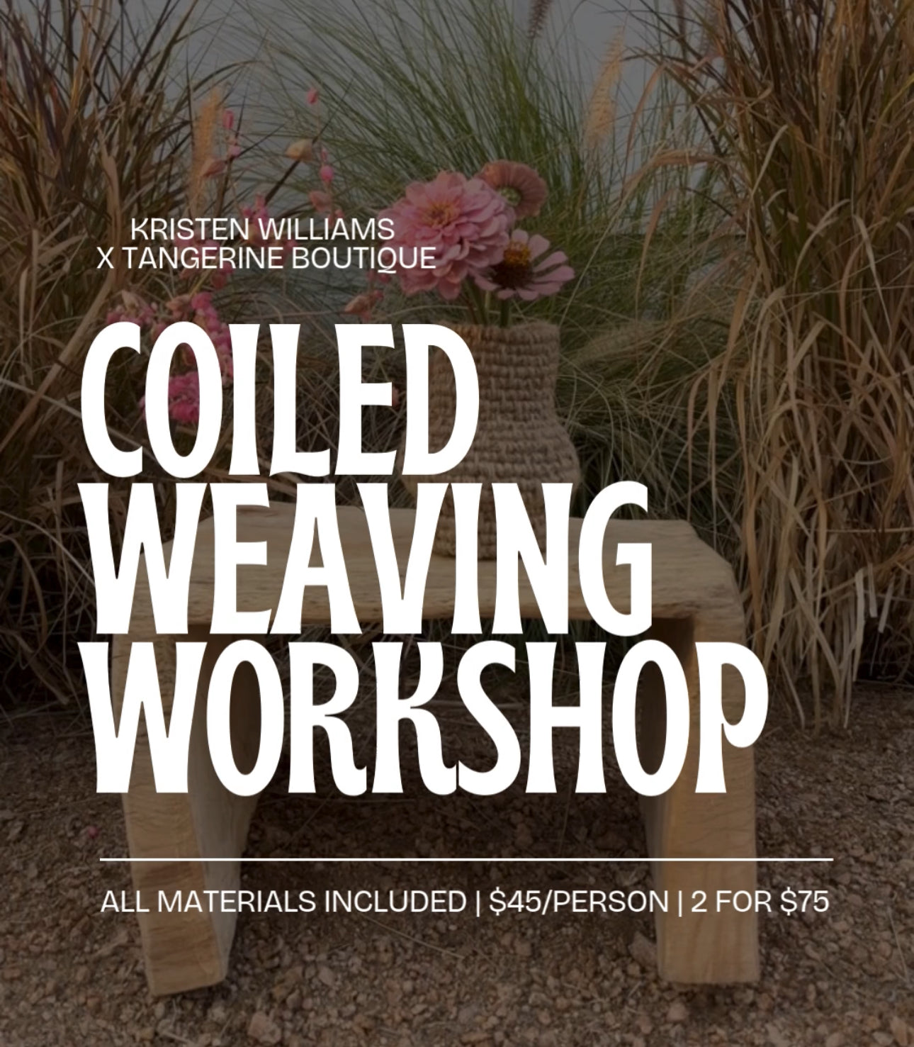 Coiled Weaving Workshop | Mini Lidded Basket