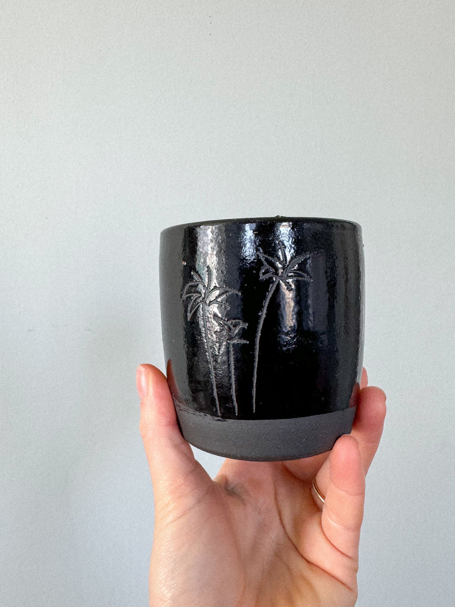 Black Palm Tumbler | Seconds Sale