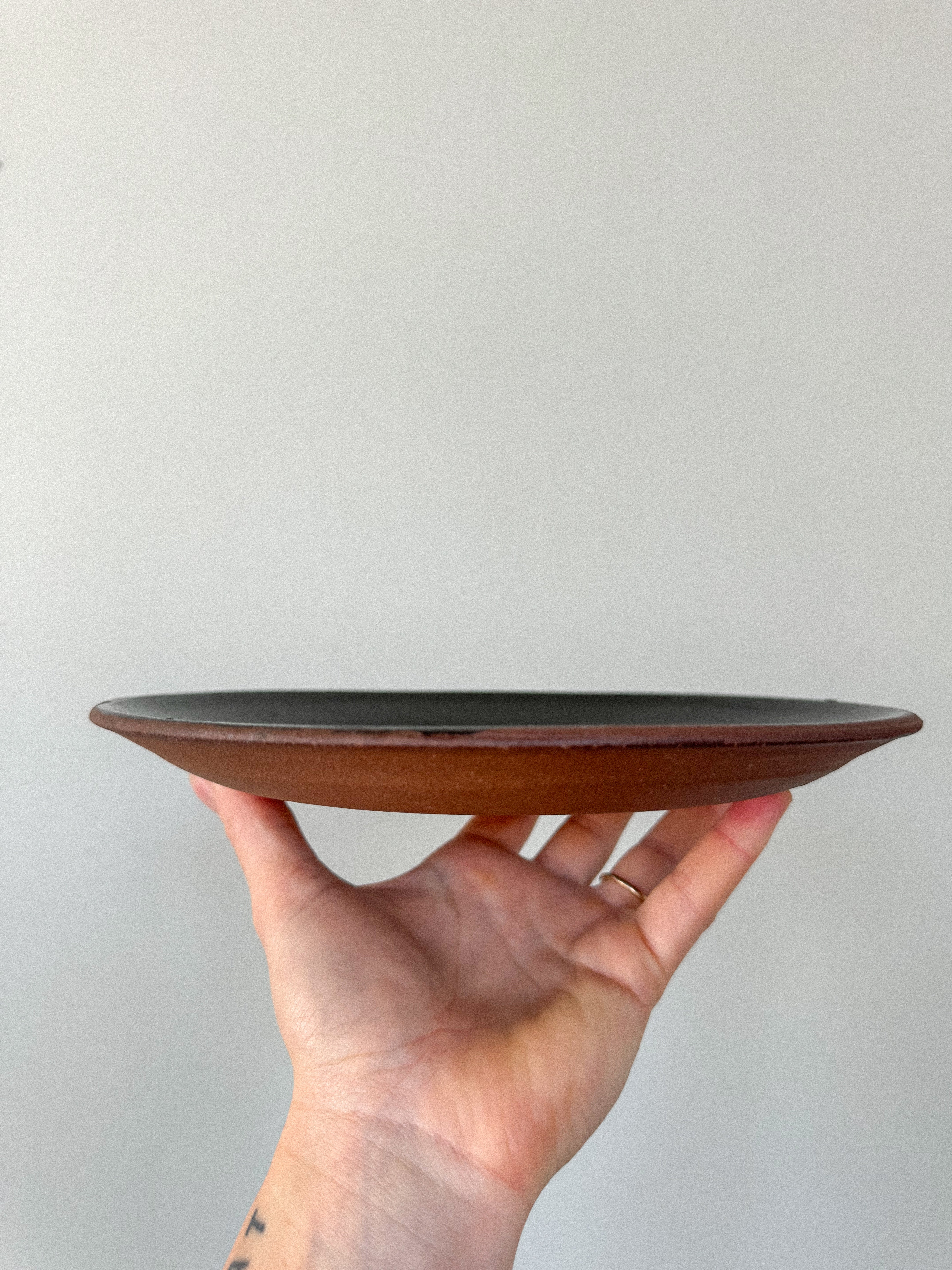 Black Salad Plate | Seconds Sale