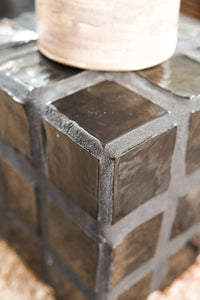 Handmade Tile Cube Table